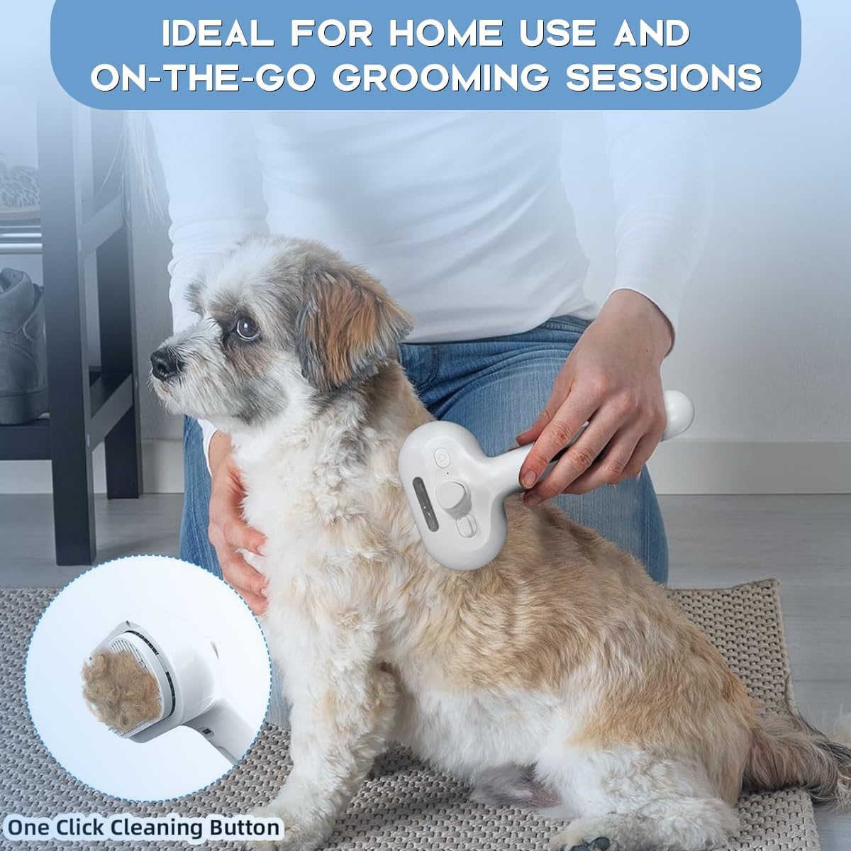 💥Last Sale 49% OFF💥-3 in 1 Pet Steam Brush✨