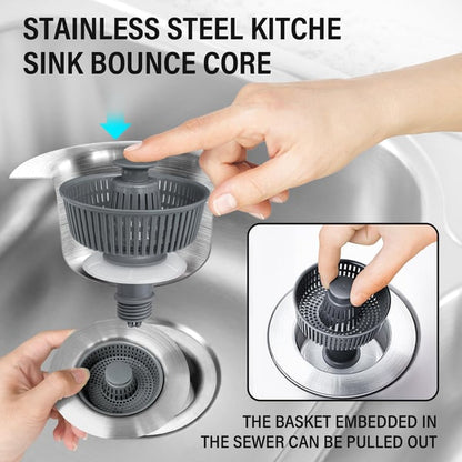 2025 New Upgraded Sink Bounce Core Drain Strainer