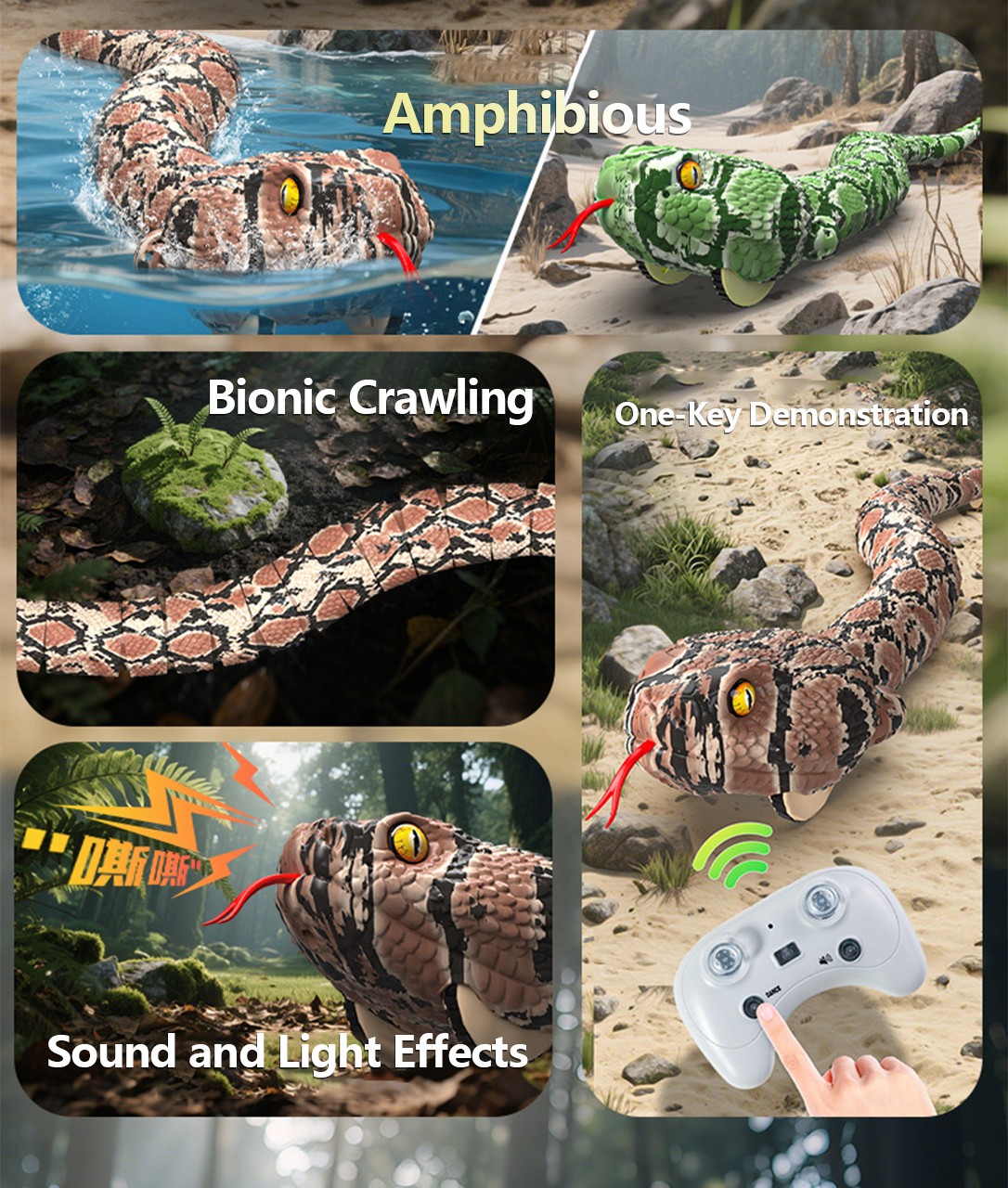 Wall Crawler Gecko - LED RC Toy for Indoor Family Fun & Prank Gifts