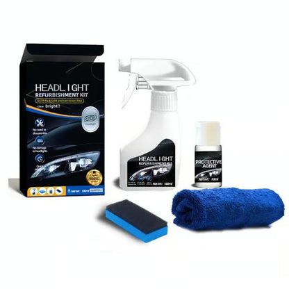 🚘 Automotive Headlamp Restoration Fluid, blurring enhanced crystalline coating refurbisher