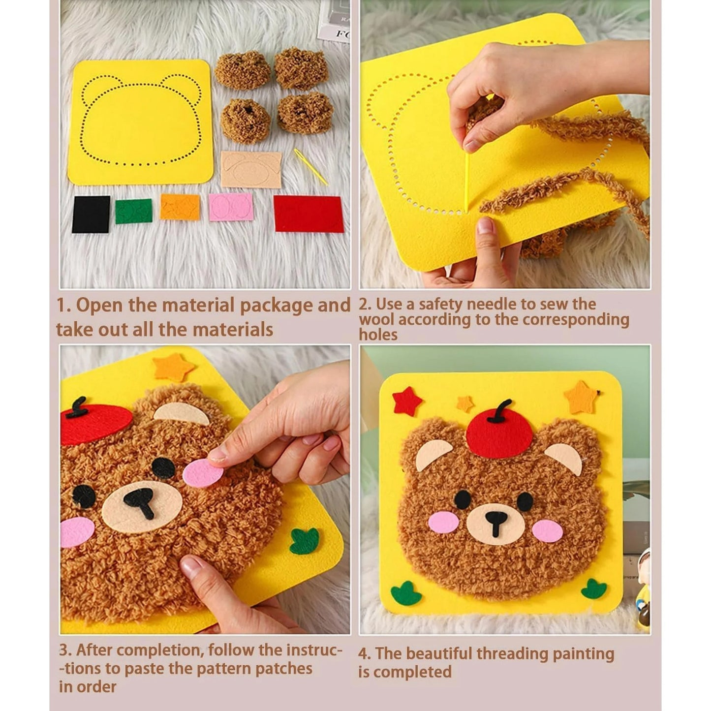 ✨DIY Embroidery Doll Set-Exercise your hands-on skills!