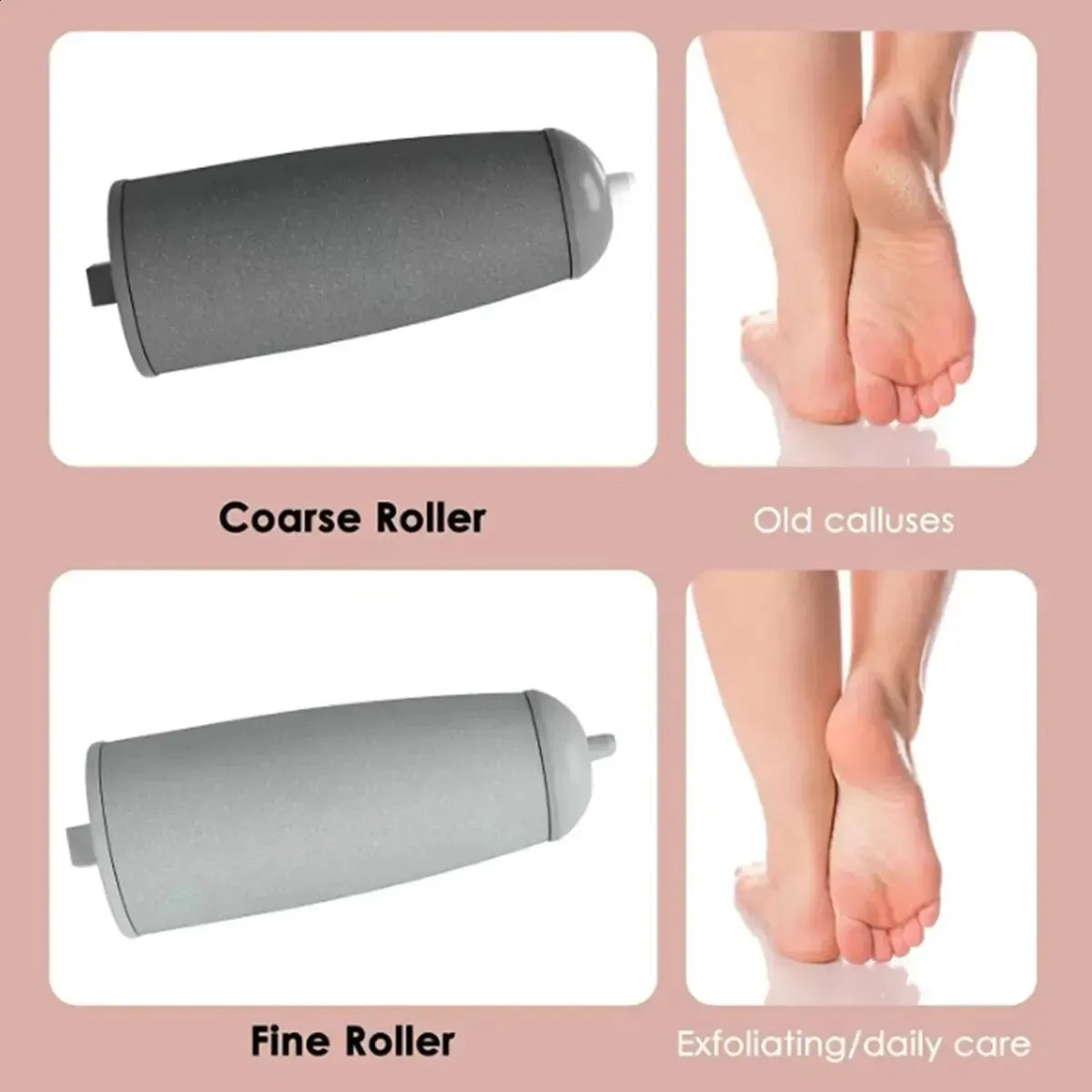 🌟2025 New rechargeable electric foot file exfoliator