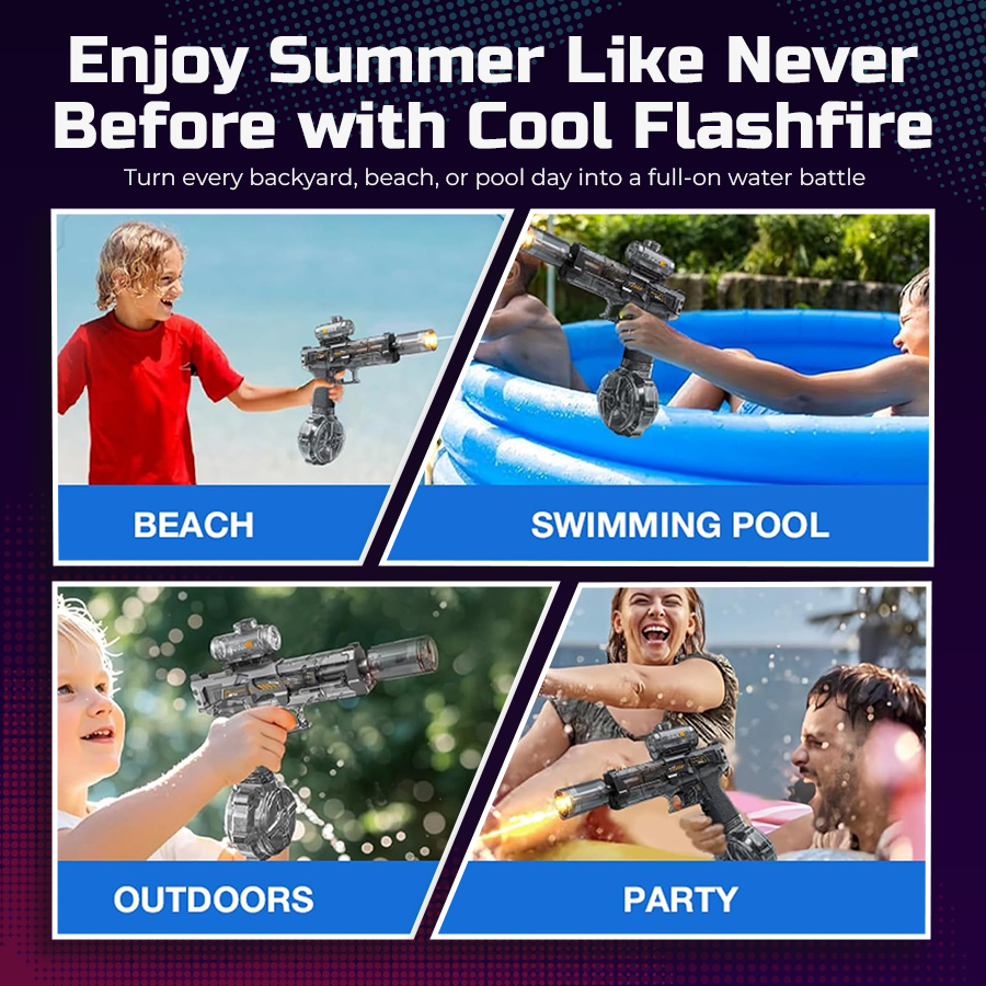 Cool Flashfire Electric Battle Water Gun