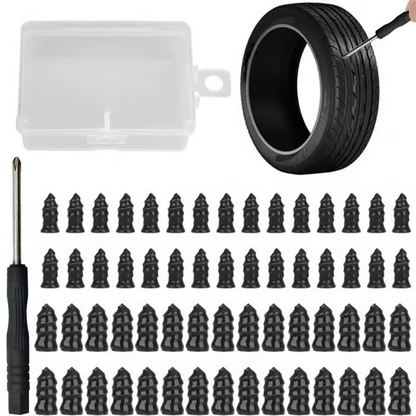 🔥Final 3 Hours: 70% OFF - 🔩60PCS Tire Repair Rubber Nails Kit with 2 Sizes + Free Screwdriver Included