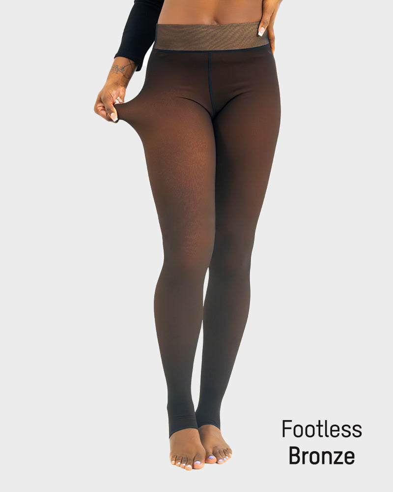 Translucent Fleece Lined Tights
