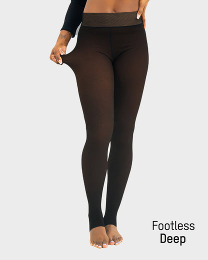 Translucent Fleece Lined Tights