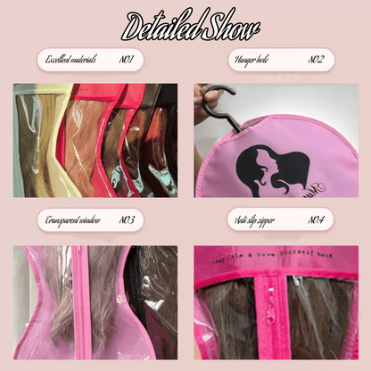 🔥2025 New Arrival-🔥New Design Hourglass-Shaped Wig Storage Bag with Hanger