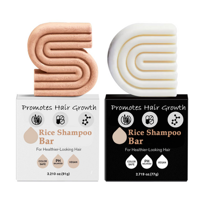 🌾Rice Shampoo and Conditioner Bars - Promotes Hair Growth
