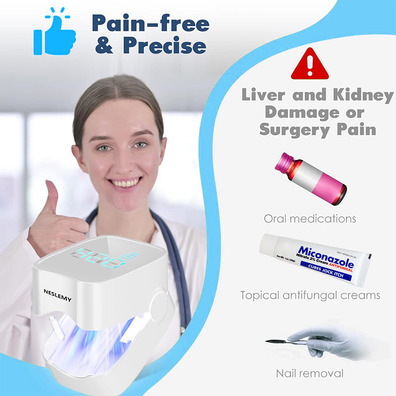 🔥(Official Mall)🔥NESLEMY Nail Fungus cleaning Light Device-🗽Made and Shipped from USA 🔥