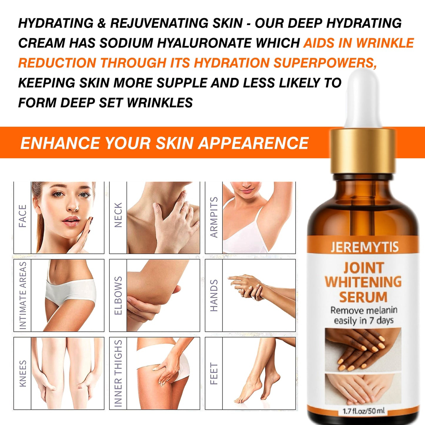 ⏰[Official Brand Store 24-Hours Promotion Buy 1 Get 2 Free] JEREMYTIS™ Joint Whitening Serum