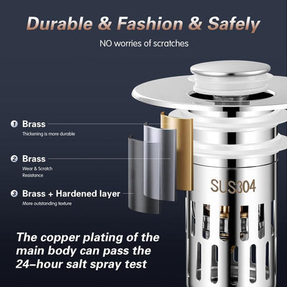 🎄Christmas Sales 49% OFF-Universal Stainless Steel Drain Strainer (BUY 2 GET 1 FREE)