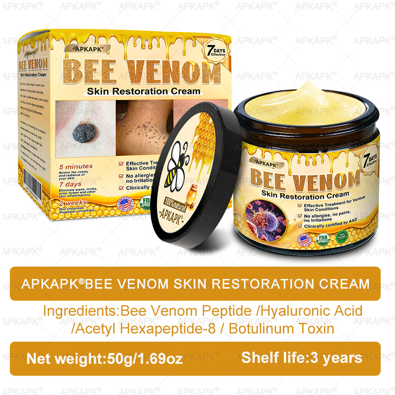 Made and Shipped from USA 🌞 𝖡𝖾𝖾 𝗏𝖾𝗇𝗈𝗆 𝖲𝗄𝗂𝗇 𝖱𝖾𝗌𝗍𝗈𝗋𝖺𝗍𝗂𝗈𝗇 𝖢𝗋𝖾𝖺𝗆