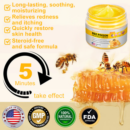 NESLEMY™ Bee Venom Skin Cream（👨‍⚕AAD Recommended),for Remove Warts, Acne and Scars
