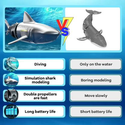 🦈Underwater Hegemon-Remote Control Diving Shark Toy