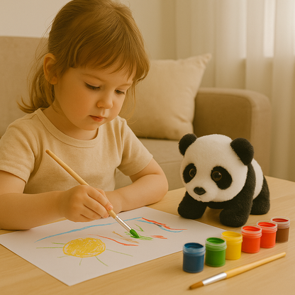 🐼My realistic panda toy - 🎋A friend from the bamboo forest