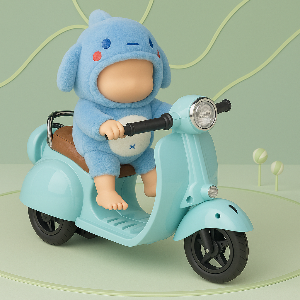 🛵LBB Scooter Toy with Light and Music