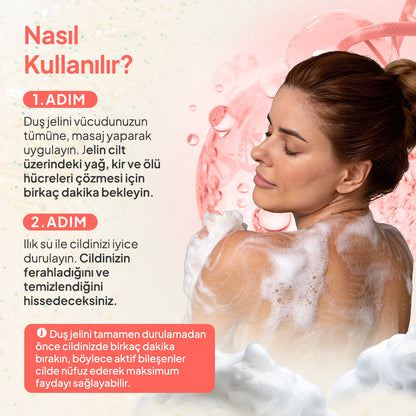 BodyLita Multi-Peptide %5 Serum İçerikli Duş Jeli