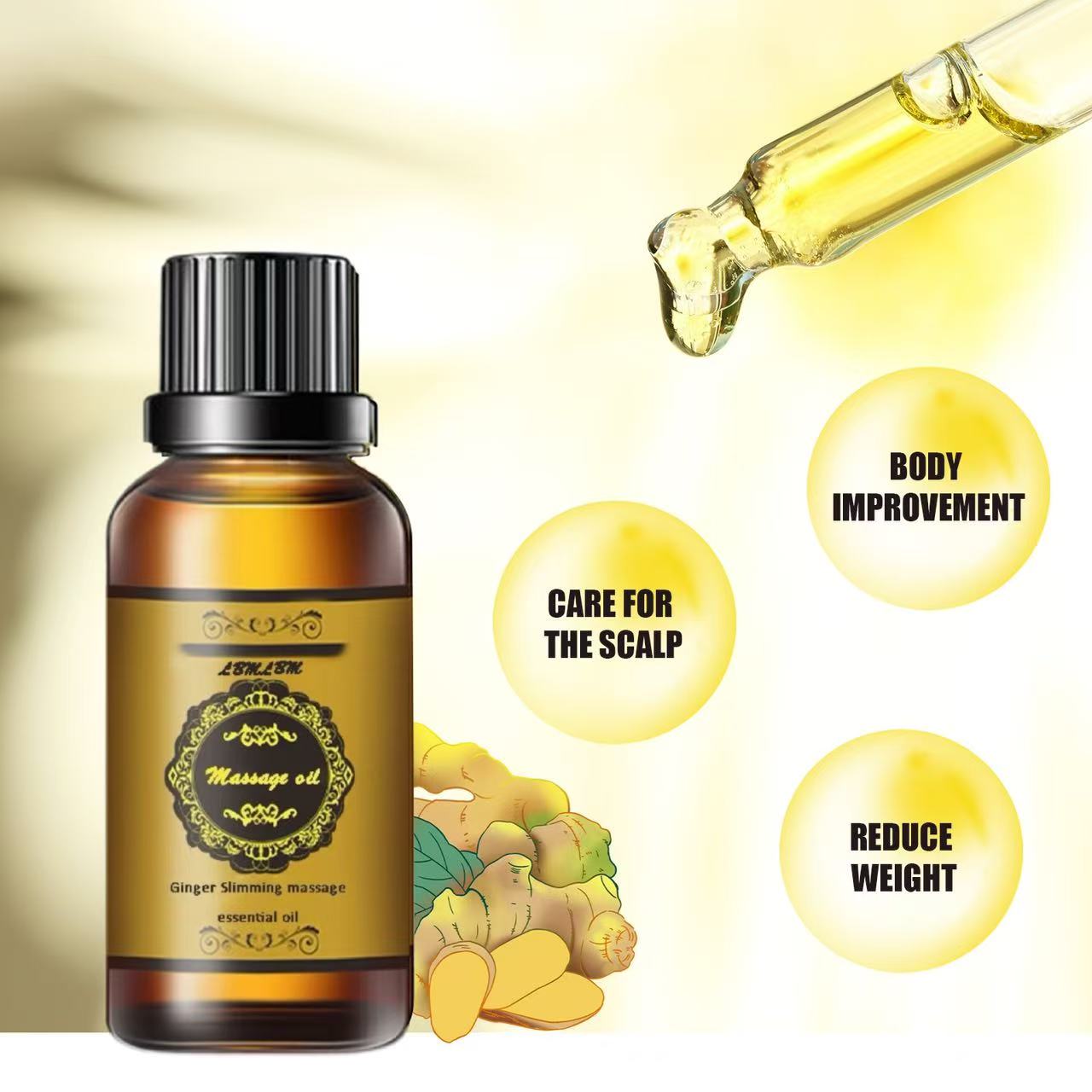 LBMLBM™ Ginger Slimming massage essential oil