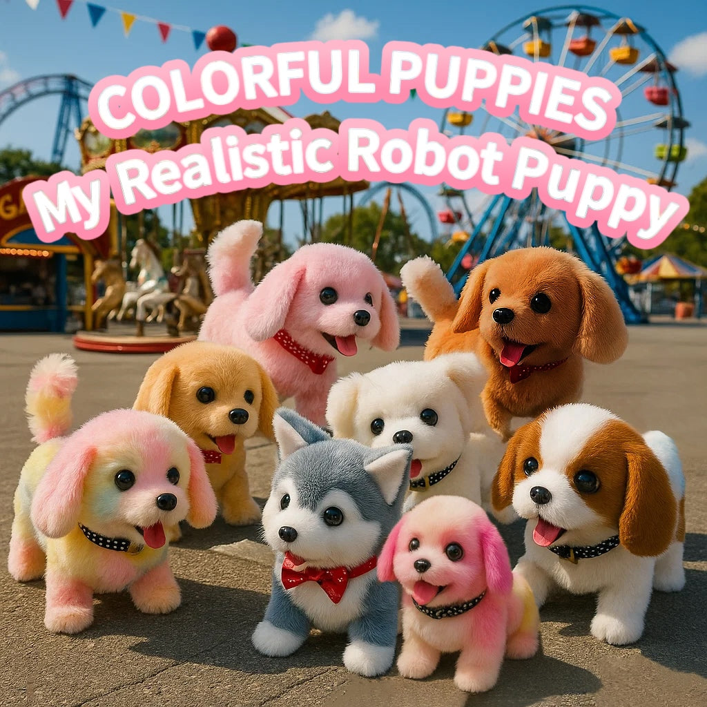🐕🌈Colorful puppies-🐶My Realistic Robot Puppy