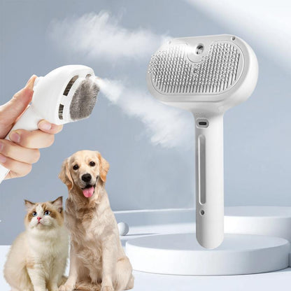 💥Last Sale 49% OFF💥-3 in 1 Pet Steam Brush✨