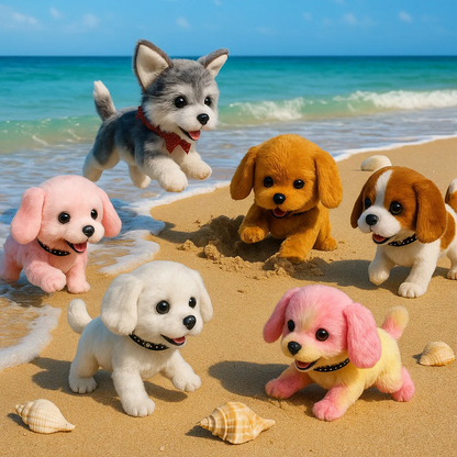 🐕🌈Colorful puppies-🐶My Realistic Robot Puppy