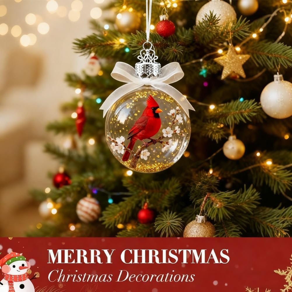 🐦 50% OFF NOW! ✨ Nature's Bird Glass-Look Sphere Ornament - Realistic Feathered Design with Weather-Resistant Finish for Garden & Patio Decor 🌿🌟