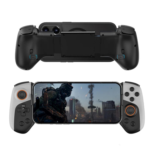 Wireless retractable mobile game controller