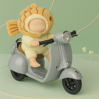 🛵LBB Scooter Toy with Light and Music