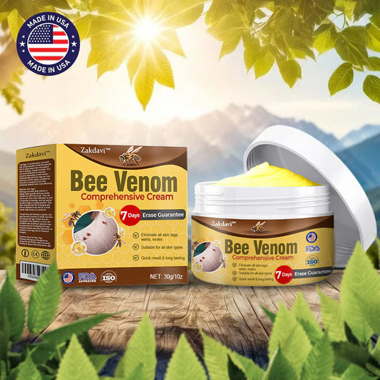 ⏰[Official Brand Store 24-Hours Promotion Buy 1 Get 1 Free]: 🐝Zakdavi™ Bee Venom Comprehensive Cream US Dermatologist Recommended