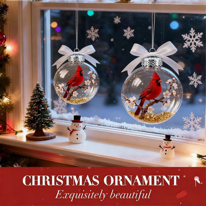 🐦 50% OFF NOW! ✨ Nature's Bird Glass-Look Sphere Ornament - Realistic Feathered Design with Weather-Resistant Finish for Garden & Patio Decor 🌿🌟