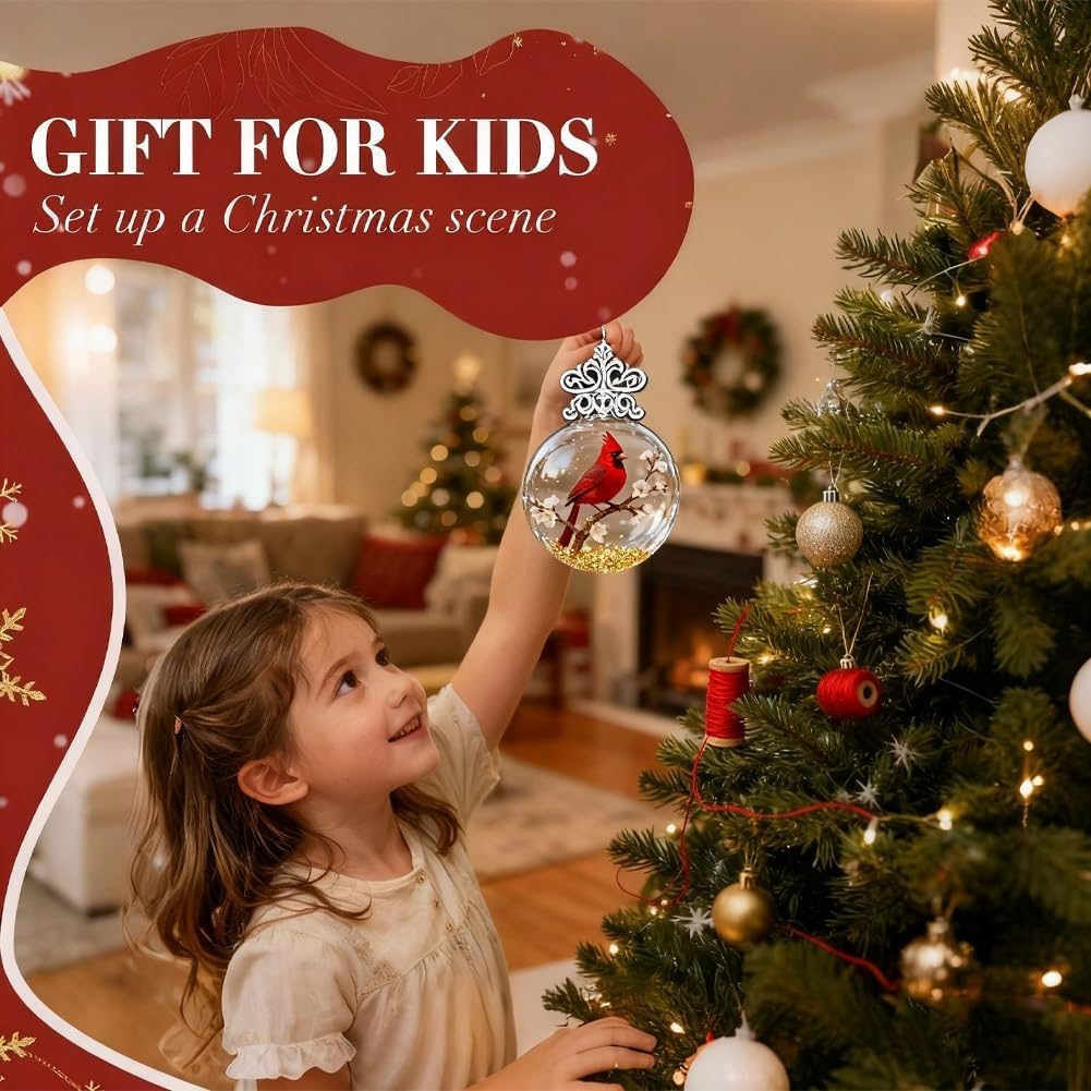 🐦 50% OFF NOW! ✨ Nature's Bird Glass-Look Sphere Ornament - Realistic Feathered Design with Weather-Resistant Finish for Garden & Patio Decor 🌿🌟