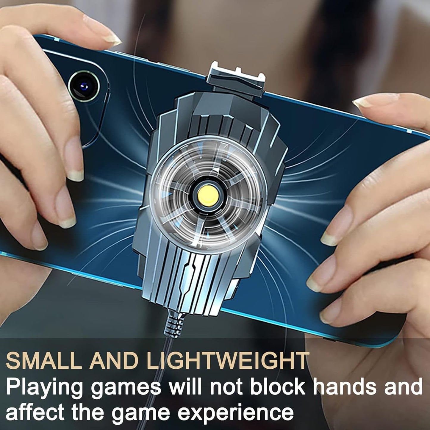 Wireless Phone Cooling Accessory | Phone Cooler - Gaming Enhanced Cooling Fan