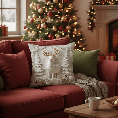 🎄Christmas 3D Printed Pillow✨