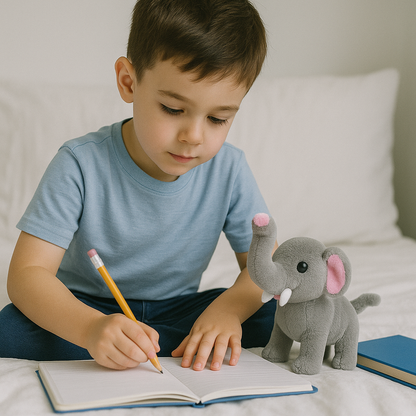 🐘Meet Ellie —🌴 The Elephant Friend That Walks, Bark& Wags Her Tail!