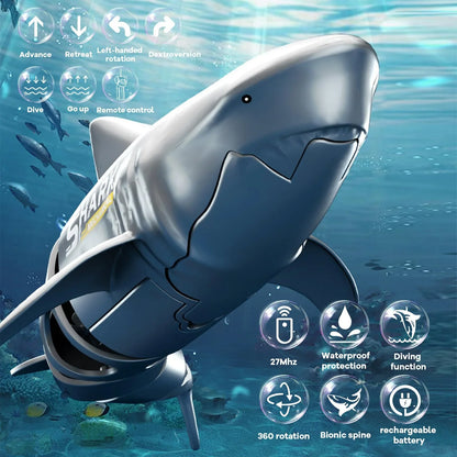 🦈Underwater Hegemon-Remote Control Diving Shark Toy