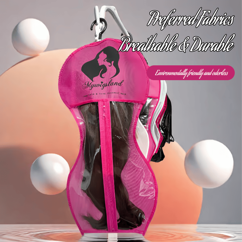 🔥2025 New Arrival-🔥New Design Hourglass-Shaped Wig Storage Bag with Hanger