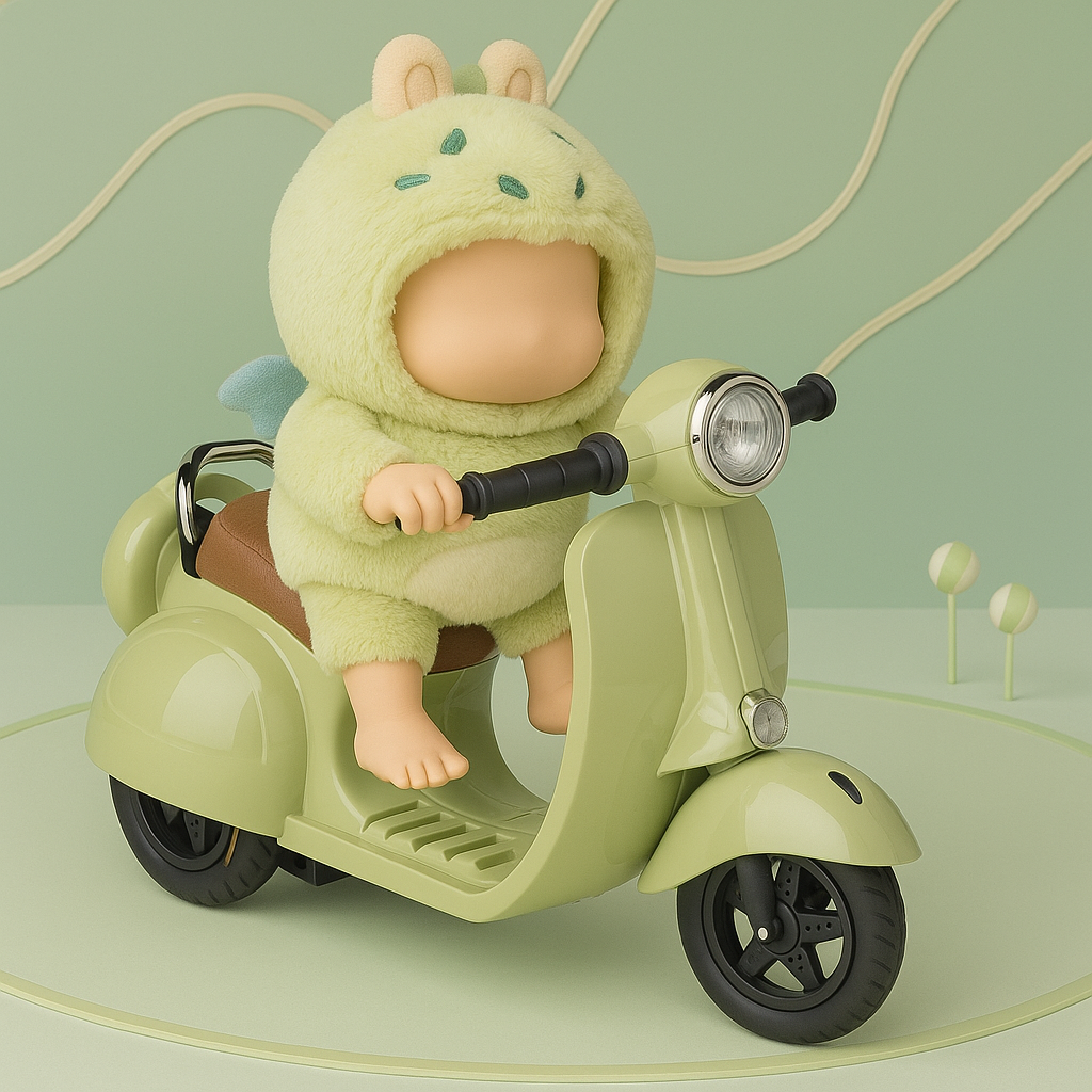 🛵LBB Scooter Toy with Light and Music