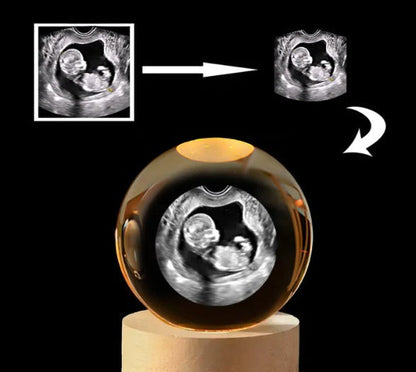 Custom Mommy Crystal Ball Lights🎁Heartwarming Gift For Mom