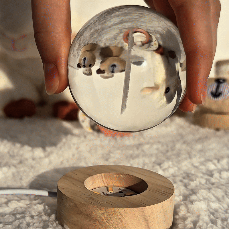 Custom Mommy Crystal Ball Lights🎁Heartwarming Gift For Mom