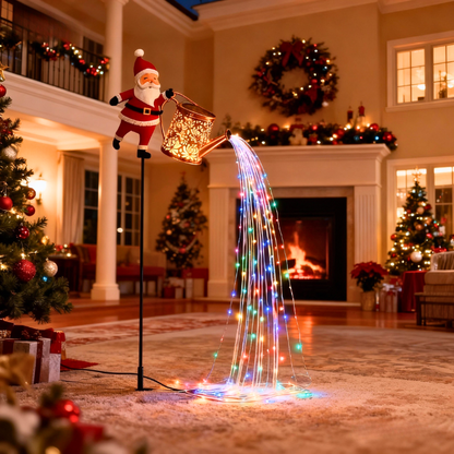 🎄 Christmas Flash Sale 🎅 49% OFF ✨Solar-Powered Santa Claus Garden Stake Kettle Light