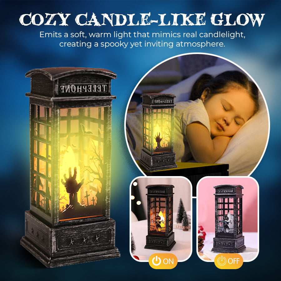 Ghostly Glow Telephone Booth