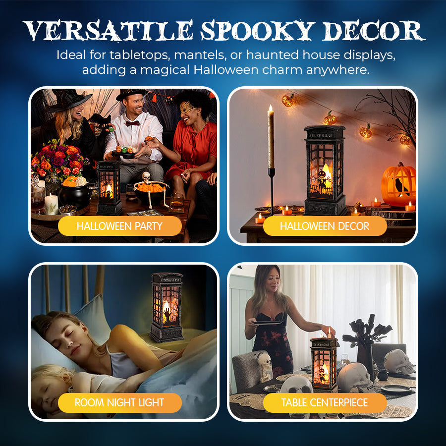 Ghostly Glow Telephone Booth