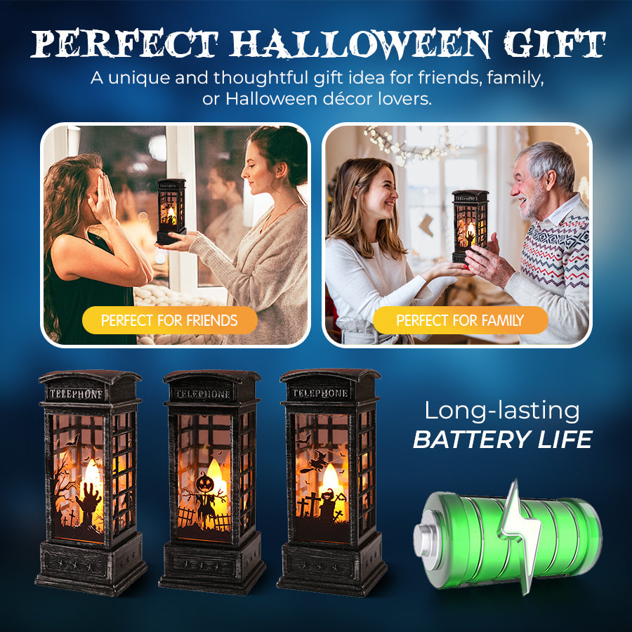 Ghostly Glow Telephone Booth