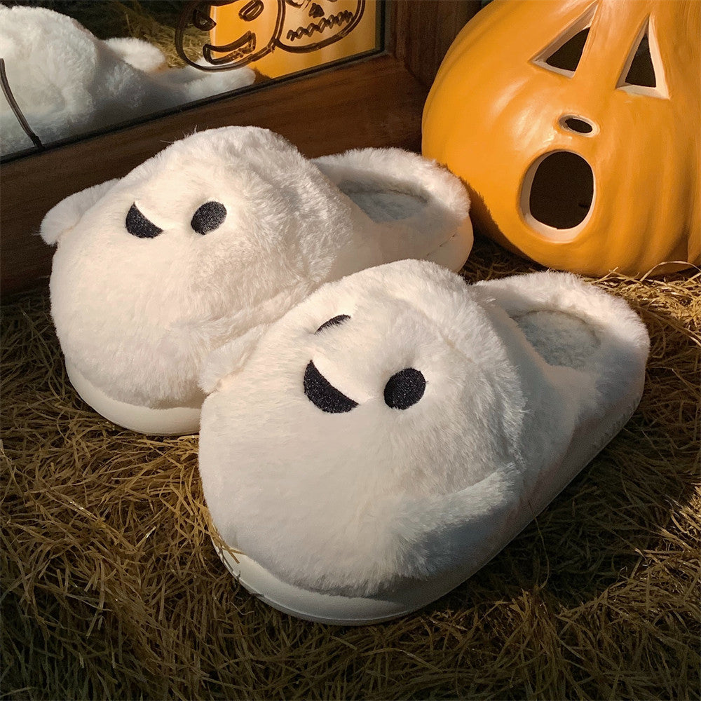 Ghost Plush Slippers