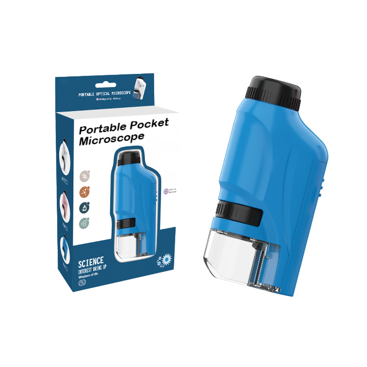 🔬Kid's Portable Pocket Microscope With Adjustable Zoom 60-120x