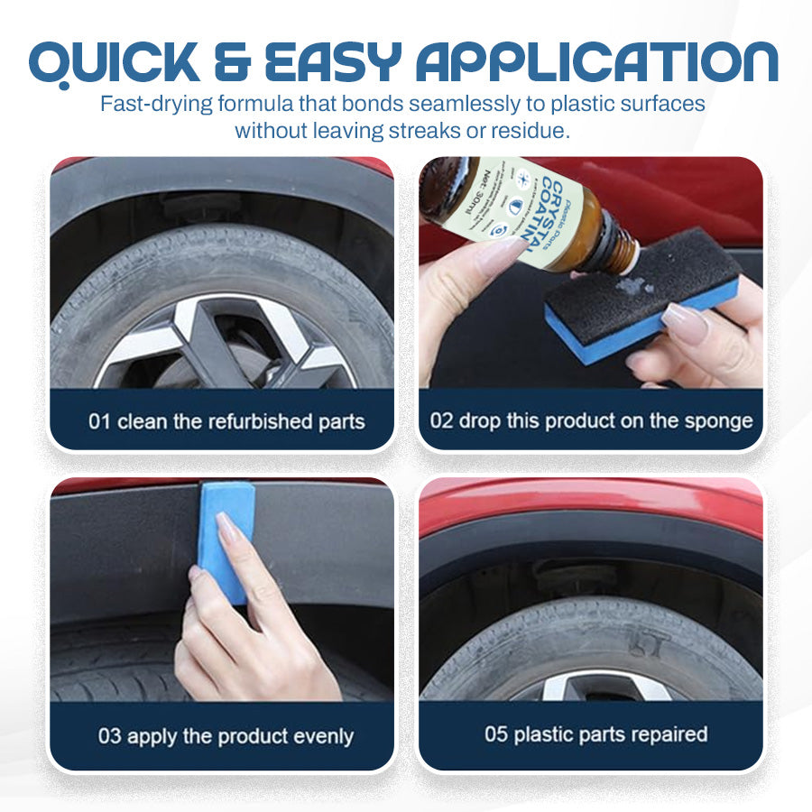 LBMLBM™ Plastic Parts Crystal Coating & Plastic Restorer