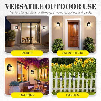 Zero Bill · No Wires · Smart Solar Garden Light