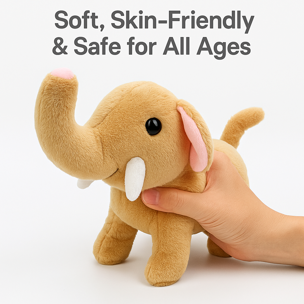 🐘Meet Ellie —🌴 The Elephant Friend That Walks, Bark& Wags Her Tail!