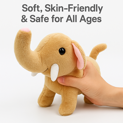 🐘Meet Ellie —🌴 The Elephant Friend That Walks, Bark& Wags Her Tail!