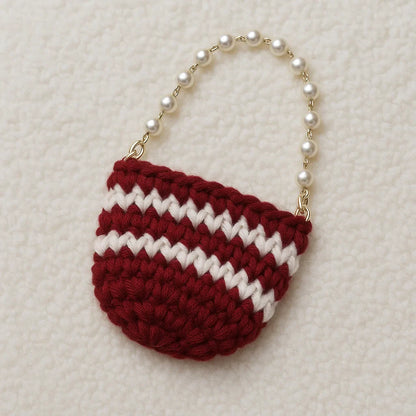 Pearl Knit Cute Bag 👜